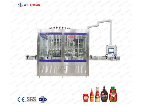 8000BPH Ketchup Sauce Rotary Filling Machine